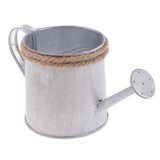 Maxbell Metal Flower Watering Barrel Flower Pot Plant Bucket Desktop Home Ornament