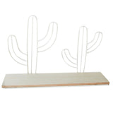 Maxbell  Wall Hanging Shelf Storage Rack Flower Pots Holder Decor Cactus White