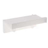 Maxbell  Bamboo Wall Mounted Shelf with Hooks for Home C
