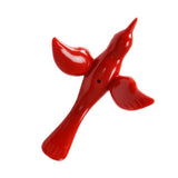 Max Crystal Acrylic Bird Shaped Home Hanging Ornament Decor 18x13cm Red