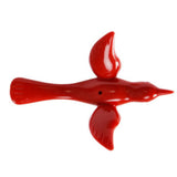 Max Crystal Acrylic Bird Shaped Home Hanging Ornament Decor 18x13cm Red