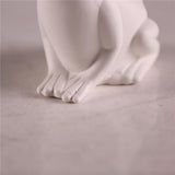 Maxbell Ceramic Frog Tabletop Display Sculpture Statue Art Ornament  12.5x7.8x13cm