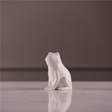 Maxbell Ceramic Frog Tabletop Display Sculpture Statue Art Ornament  12.5x7.8x13cm