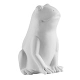 Maxbell Ceramic Frog Tabletop Display Sculpture Statue Art Ornament  12.5x7.8x13cm