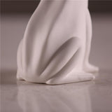 Maxbell Ceramic Frog Tabletop Display Sculpture Statue Art Ornament  12.5x7.8x13cm