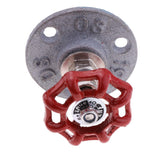 Maxbell Industrial Rustic Wall Mounted Hand Wheel Hook Coat Hook Key Holder Silver