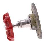 Maxbell Industrial Rustic Wall Mounted Hand Wheel Hook Coat Hook Key Holder Yellow