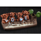 Maxbell Creative Porcelain Backflow Ceramic Incense Smoke Burner Holder Buddhist #2
