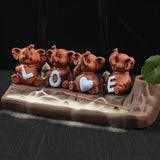 Maxbell Creative Porcelain Backflow Ceramic Incense Smoke Burner Holder Buddhist #2