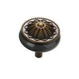 Maxbell Vintage Ceramics Round Cabinet Pull Knobs Grey