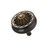 Maxbell Vintage Ceramics Round Cabinet Pull Knobs Grey