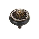 Maxbell Vintage Ceramics Round Cabinet Pull Knobs Grey