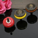 Maxbell Vintage Ceramics Round Cabinet Pull Knobs Yellow