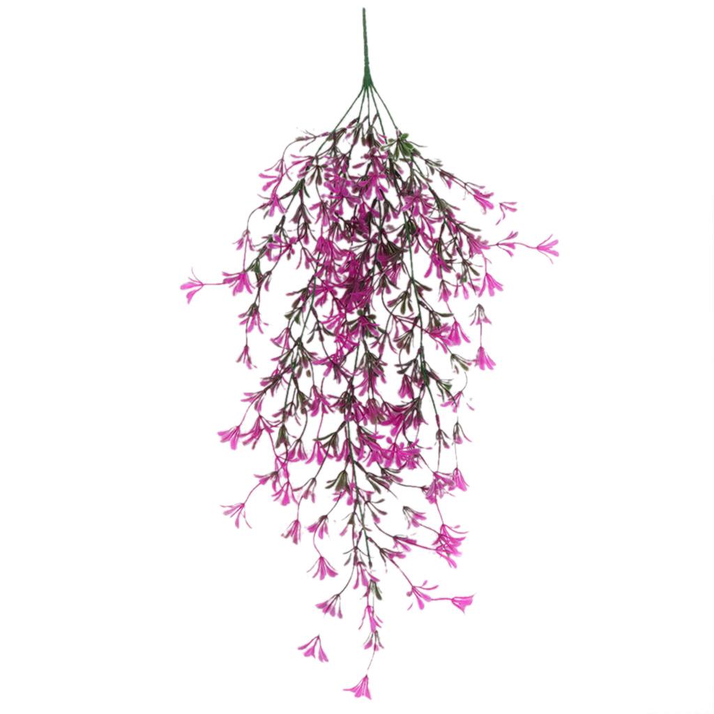 82cm Artificial Morning Glory Plants Vine Hanging Home Garden Decor Rose Red