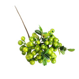 Artificial Plastic Plant Fruits Berries Branch Wedding Bouquet Decor Green