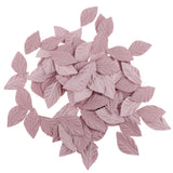 100 Pieces Silk Flower Leaves DIY Craft Wedding Clip Decor Pink