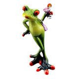 Max Resin Creative 3D Craft Frog Figurine Home Office Desktop Decoration #2