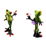 Max Resin Creative 3D Craft Frog Figurine Home Office Desktop Decoration #2