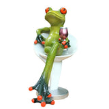 Max Fantasy Resin Frog Decoration Craft Table Desk Ornaments Collectable Gift 01