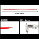 Max 10Pcs U-Shape Dual Fork Terminal Electrical Circuit Experiment Connect Cable