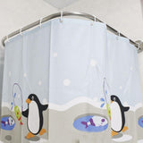 Max Expandable Curved Shower Curtain Rod 31-47inch Bath Tub Bathroom Bar Rod