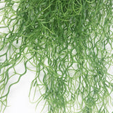 Max Artificial Flower String of Pearls Wicker Wall Hanging Succulents Plants C