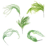 Max Artificial Flower String of Pearls Wicker Wall Hanging Succulents Plants C