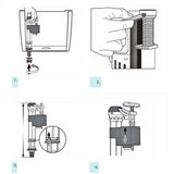 Maxbell 1/2" Inlet Toilet Cistern Fill Valve Adjustable Water Flow Entry Traditional