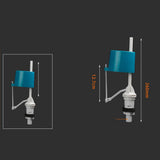 Maxbell 1/2" Inlet Toilet Cistern Fill Valve Adjustable Water Flow Entry Traditional