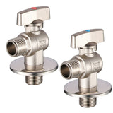 Maxbell G1/2 Brass Shower Shut off Faucet Valve Diverter Cold Hot Water Mixer Red Point