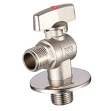 Maxbell G1/2 Brass Shower Shut off Faucet Valve Diverter Cold Hot Water Mixer Red Point