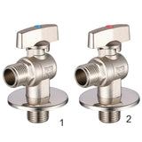 Maxbell G1/2 Brass Shower Shut off Faucet Valve Diverter Cold Hot Water Mixer Blue Point