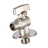 Maxbell G1/2 Brass Shower Shut off Faucet Valve Diverter Cold Hot Water Mixer Blue Point