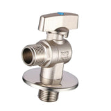 Maxbell G1/2 Brass Shower Shut off Faucet Valve Diverter Cold Hot Water Mixer Blue Point