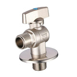 Maxbell G1/2 Brass Shower Shut off Faucet Valve Diverter Cold Hot Water Mixer Blue Point