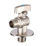 Maxbell G1/2 Brass Shower Shut off Faucet Valve Diverter Cold Hot Water Mixer Blue Point