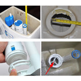 Maxbell Complete Toilet Tank Tank Repair Kits Toilet Fill Valve Flush Valve Flapper as described