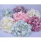 Max Artificial Hydrangea Silk Flower Flower Arrangements Dark Blue