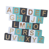 Max Wooden 26 English Alphabet Letters Kids Educational Toy Embellishenment b