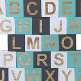 Max Wooden 26 English Alphabet Letters Kids Educational Toy Embellishenment b