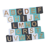 Max Wooden 26 English Alphabet Letters Kids Educational Toy Embellishenment b