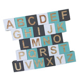 Max Wooden 26 English Alphabet Letters Kids Educational Toy Embellishenment b