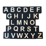 Max Wooden 26 English Alphabet Letters Kids Educational Toy Embellishenment c