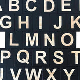 Max Wooden 26 English Alphabet Letters Kids Educational Toy Embellishenment c