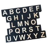 Max Wooden 26 English Alphabet Letters Kids Educational Toy Embellishenment c