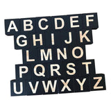 Max Wooden 26 English Alphabet Letters Kids Educational Toy Embellishenment c