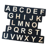 Max Wooden 26 English Alphabet Letters Kids Educational Toy Embellishenment c