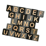 Max Wooden 26 English Alphabet Letters Kids Educational Toy Embellishenment e