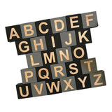 Max Wooden 26 English Alphabet Letters Kids Educational Toy Embellishenment e