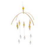 Max Kids Crib Mobile Bell Wooden Wind Chime Hanging Room Decor Yellow